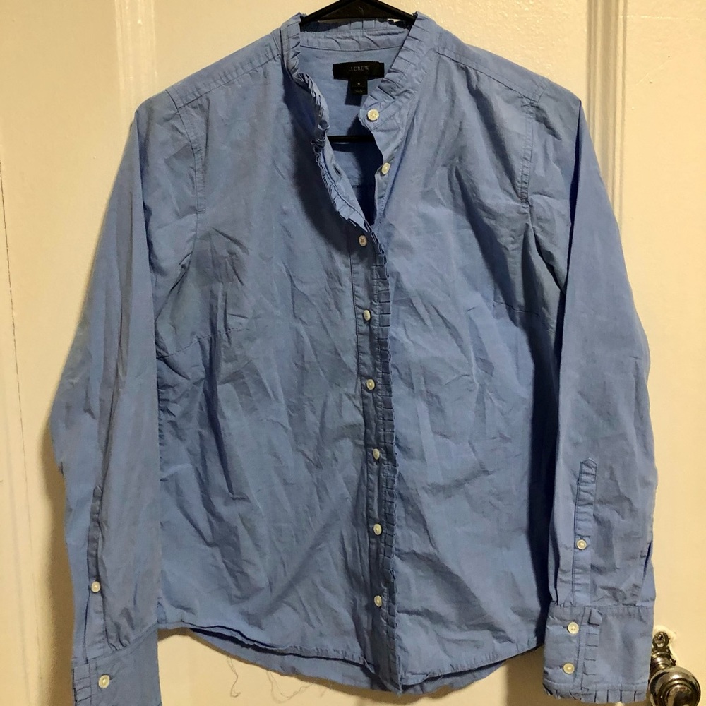 J. Crew Button Down with Ruffles